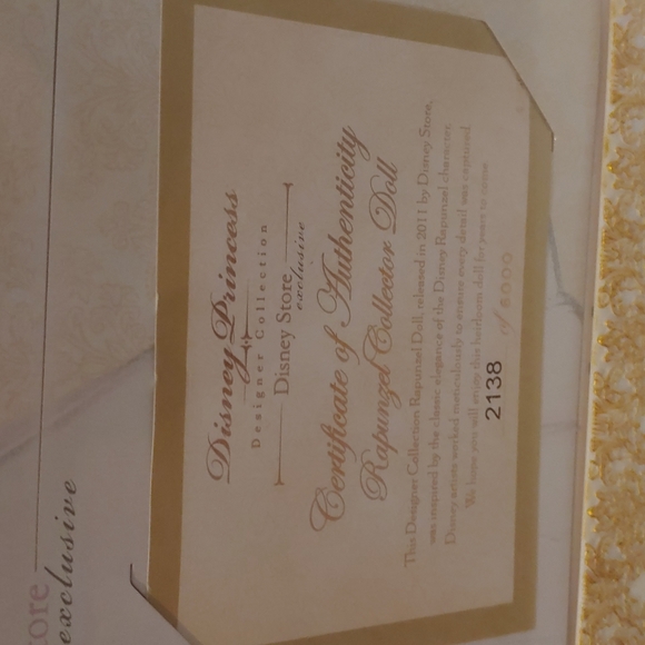 Disney Designer Doll Rapunzal Limited Edition - Picture 16 of 17